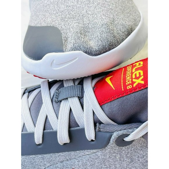 Nike Flex Experience Rn 8 Sneakers Red & Grey Mens 8 Womens 9.5 Running Shoes - Picture 8 of 12